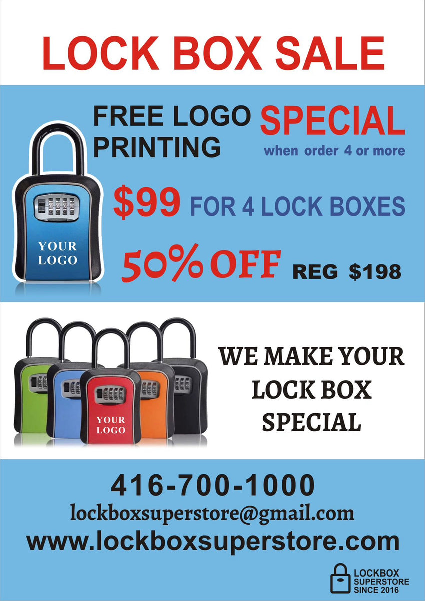 Custom & Secure Lock Boxes with Logo – LockBox Superstore